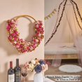 thumbnail image 3 of 8 Pcs 66FT Flower Garland, Artificial Rose Vine Flowers with Green Leaves Hanging for Room, Anniversary Wedding Birthday Christmas Wall Arch Decor, Spring Pink Flower, 3 of 10