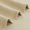 thumbnail image 6 of Curtainking Blackout Kitchen Curtains 34x36 inch 2 Panels Rod Pocket Short Window Panels for Bathroom Beige, 6 of 8