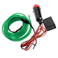 thumbnail image 4 of relayinert Car Interior Lighting LED Strip Car LED Wire Rope Tube Line flexible Neon Light Car Decor Light green 1Set, 4 of 6
