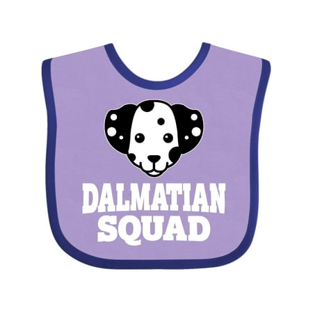 

Inktastic Dog Dalmation Squad Gift Baby Boy or Baby Girl Bib
