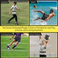 thumbnail image 2 of Cinta de entrenamiento de fútbol, ​​ayuda al entrenamiento de fútbol para niños, jóvenes y adultos, para 3, 4 y 5 balones, 2 of 4