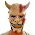 thumbnail image 1 of Halloween The Black Phone Horror Movie Latex Mask The Grabber Mask Cosplay Costume Adult Scary Party Prop Fancy Dress Up, 1 of 2