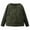 Army Green, variant on WRKEKC Winter Color Block Cotton Jacket for Women Solid Button Front Pocket Detail Contrast Trim Sleeve Casual Outerwear for Women Blue M