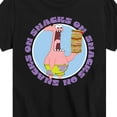 thumbnail image 3 of SpongeBob SquarePants - Patrick Snacks On Snacks - Toddler & Youth Short Sleeve Graphic T-Shirt, 3 of 6