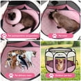 thumbnail image 3 of Playpen Siedihit Pink Puppy para perro y gato con bolsa de transporte, 3 of 6
