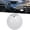 White, variant on Rupoun M12x1.25 Gear Shift Knob Head 5-Speed Wear-Resistant with 3 Adapters Universal Automobile Accessory Red Premium Replacement Part 2.1 in / 54 mm