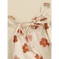 thumbnail image 5 of Bagilaanoe Newborn Baby Girl Rompers Floral Print Sleeveless Bodysuits 3M 6M 9M 12M 18M Infant Casual One Piece Short Jumpsuit, 5 of 7