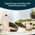 thumbnail image 2 of Libbey Pueblo Tumblers and Rocks Glass Cups Set, Wavy and Groovy Drinking Glasses Set of 16, Dishwasher Safe Modern Glassware for Everyday Use, 2 of 6