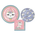thumbnail image 6 of Kitty Cat Sassy Caticorn Birthday Party Supplies | Kitty Cat Sassy Caticorn Plates | Kitty Cat Sassy Caticorn Napkins - Serves 8, 6 of 6