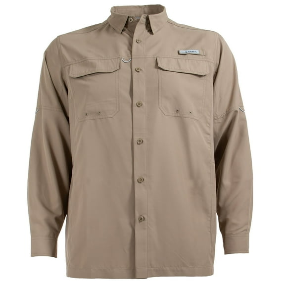 Habit Men's UPF 40+ UV Protection Long-Sleeve Fishing Shirt