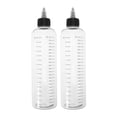 thumbnail image 1 of Transparent PP Hair Dye Applicator Bottles with Measurement Marks Reusable Squeeze Design for Home, 1 of 9