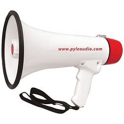 PYLE PMP40 40 Watts Professional Megaphone with Siren and Handheld Microphone 
