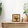thumbnail image 4 of Floral Pot Arrangement Stilllife Wooden Sign Wall Plaque - Vintage Art Decoration, Wall Decoration - Ideal Gift For Home Decoration, Living Room, Bathroom, Bedroom, Garden, Dining, Bar, Cafe, Festi, 4 of 7