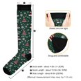thumbnail image 3 of FORMRS Womens Knee High Socks Casual Long Thick Travel Daily Wear, 1 Pair, Red Christmas Trees, 3 of 6