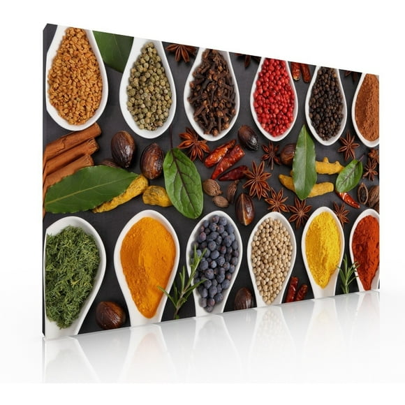 Cuadro decorativo Ideas Creativas para comedor Sazon y especias Cuadro sublimado en tela