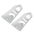thumbnail image 1 of PEACNNG Support de Mât de Drapeau 2 Pcs Support de Mât de Drapeau en Acier Inoxydable Support Mural Base de Mât de Drapeau, 1 of 6