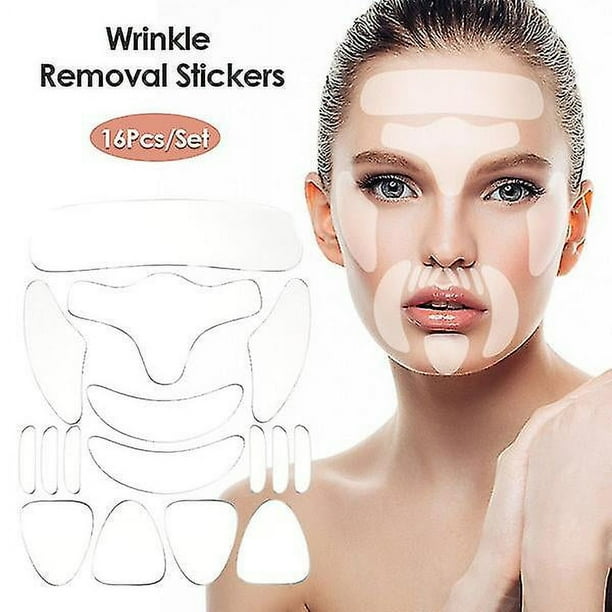 parches de silicona para arrugas parches de silicona para arrugas reutilizables, lavables y parches antiarrugas para reducir las arrugas finas (16 piezas)