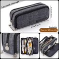 thumbnail image 2 of Pencil Case Student Pencil Case Large Capacity Pencil Case Teenager Pencil Case Zippered Women Makeu, 2 of 3