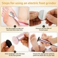 thumbnail image 5 of Grusce Electric Foot Callus Remover, Speeds Adjustable Foot File Machine, Callus Remover Machine, Efficient Pedicure Tool with 60PCS Sanding Discs for Dead Skin, 5 of 11