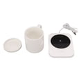 thumbnail image 3 of Coffee Mug Electric Warmer, Beverage Warmer 5V With Ceramic Cup For Home Black,White, 3 of 8