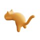 thumbnail image 4 of Gancho con forma de gato para el borde del escritorio, adorno de escritorio, gancho de mesa para la escuela y la oficina Amarillo, 4 of 9