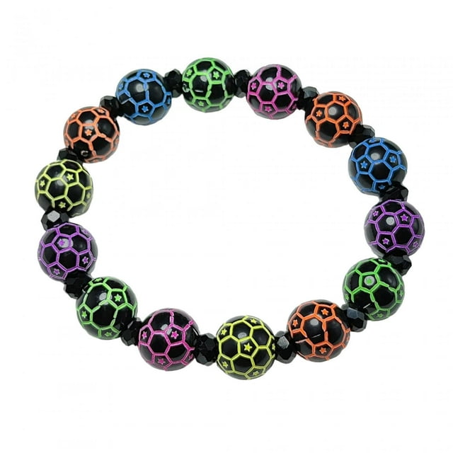 Pulsera deportiva Pulsera de fútbol Pulsera de béisbol para niños y niñas Pulsera decorativa Pulsera de rugby versátil Estilo B