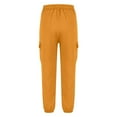thumbnail image 6 of HAOTAGS Cargo Pants for Boys,Lightweight Casual Outwear Jogger Pants Sport Pants for Kids Yellow 7 Years, 6 of 8