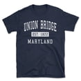 thumbnail image 1 of Union Bridge Maryland Classic Established Men's Cotton T-Shirt, 1 of 1