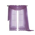 thumbnail image 6 of Diamond Sheer Voile Curtain Panels, 6 of 6