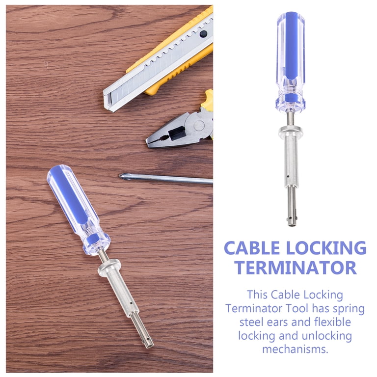 Terminator Cable Support Electrical Terminal Box 3pcs Cable Locking Terminator Cable TV Coaxial ...