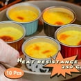 XHXGZ Baking Pans For Oven 5PCS Reusable Round Aluminum Foil Tin Cups