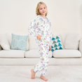 thumbnail image 6 of Fluffy Pajamas Set Fuzzy Winter Warm Pj Sets Pullover Tops and Long Pants Unicorns and Magic Wands Medium, 6 of 8