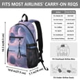 thumbnail image 3 of JIALIOU 14" Laptop Backpack Waterproof Airline Approved Stylish Casual Daypack for Travel Business College Work, Beautiful Alien Landscape, 3 of 8