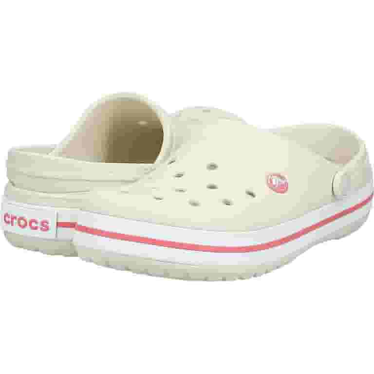 【Crocs】 正規品★ Crocband Clog White ★人気 Crocs Unisex Crocband Clog Sandals Lightweight Cushioned