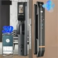 thumbnail image 3 of 3D Face Smart Door Lock Biometric Recognition Fingerprint Password IC Card APP Wifi Lock Unlock For Home House Apartment ,Easy installation, 3 of 7