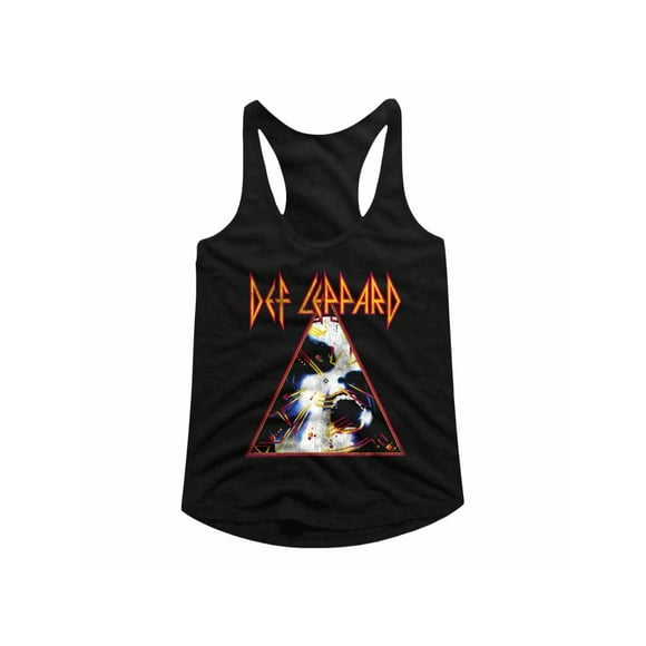 Def Leppard Nobghyst Black Ladies Racerback Tank Top Tee