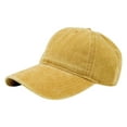 thumbnail image 2 of Custom Large Scalesun Hats Baseball Hat Solid Color Adjustable Outdoor Sport Hat Baseball Caps hats for men Yellow, 2 of 3