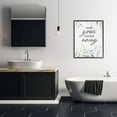 thumbnail image 3 of Stupell Industries French Country Wash Worries Away Leaves Black Framed Giclee Art, 24 x 30, by Lettered and Lined, 3 of 8