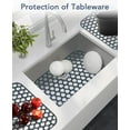 thumbnail image 5 of ChaoLink Non-Slip Silicone Sink Protector Mat, 14x12", Heat Resistant, Folding Drain Sink Mats, Grey, 5 of 6
