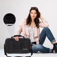 thumbnail image 3 of 1pc Portable Clarinet Storage Box Hard Clarinet Case Clarinet Carrying Bag (Black), 3 of 4