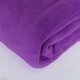 thumbnail image 4 of Threadart Super Soft Ultra Plush Fleece Throw Blankets 50"x60" | Fuzzy Soft Cozy Microfiber | Purple | 11 Colors available, 4 of 9