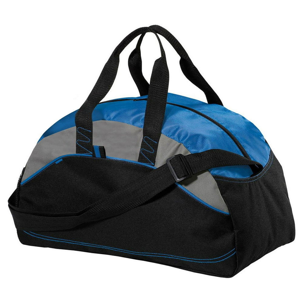 Port Company Adjustable Shoulder Strap Contrast Duffle Port Company Adjustable Shoulder Strap Contrast Duffle