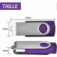 thumbnail image 4 of 2-pack (32 GB, red/purple) 32 GB USB memory USB 2.0 memory stick, 4 of 5
