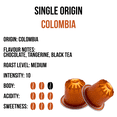 thumbnail image 3 of Jewel Coffee Specialty Coffee Pods - Colombia Single Origin, 100% Arabica Coffee, Intensity 10, Medium Roast, Aluminium Recyclable, Compatible with Original Nespresso Machines, 100 Count, 3 of 9