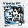 thumbnail image 2 of Transformers 40th Anniversary Mirage Box Unisex Infant Snap Suit for Baby, White, Medium, 2 of 3