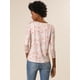 thumbnail image 5 of Blusa de manga Larga Allegra K Floral Rosa L, 5 of 6