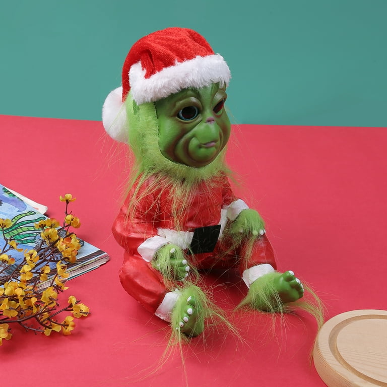  Grinch Plush Gift Set With Removable Santa Suit, Green : Toys &  Games