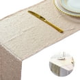 thumbnail image 1 of Wedding Banquet Party Decoration Round Table Cloth Sparkly Pink Gold Sequin Table Runner for Wedding / Events Decoration, 1 of 9