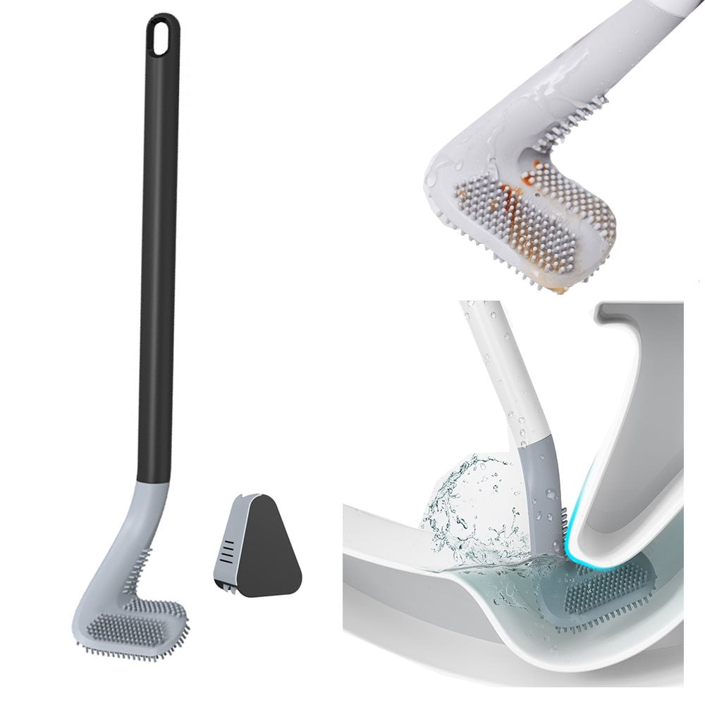 Latady Toilet Brushes Toilet Brush and Plunger with Holder Toilet Brush