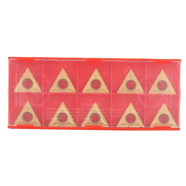 10 pezzi TCMT 16T304 Inserto a lama triangolare in carburo